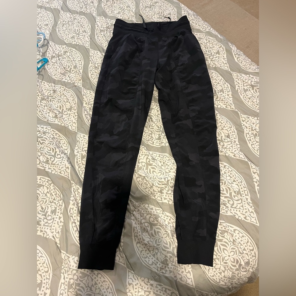 Black Camo Jogger Pants